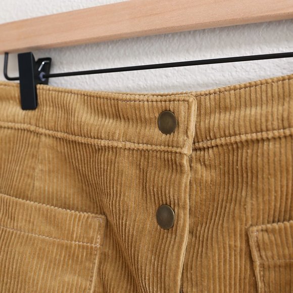 Arizona Corduroy Brown Mini Skirt – Size 7 – Y2K Preppy A-Line - Picture 5 of 10